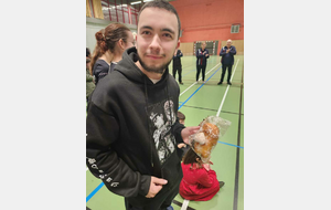 Théo a également récupéré les prix de Patrick et de Amaury, qui n'étaient pas présents dimanche